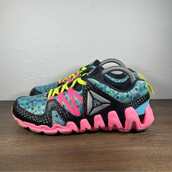 Reebok Unisex Zig Big N Fast Fire Colorful size 6.5 - Picture 3 of 7